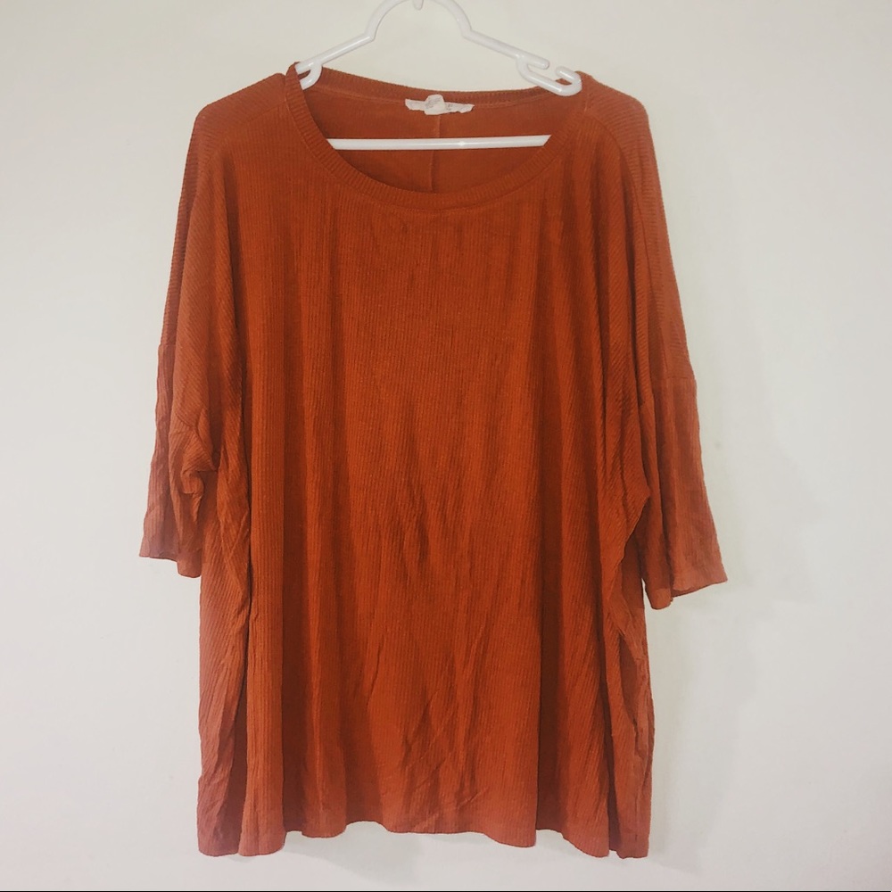 Rustic Orange Stretchy Top (L)